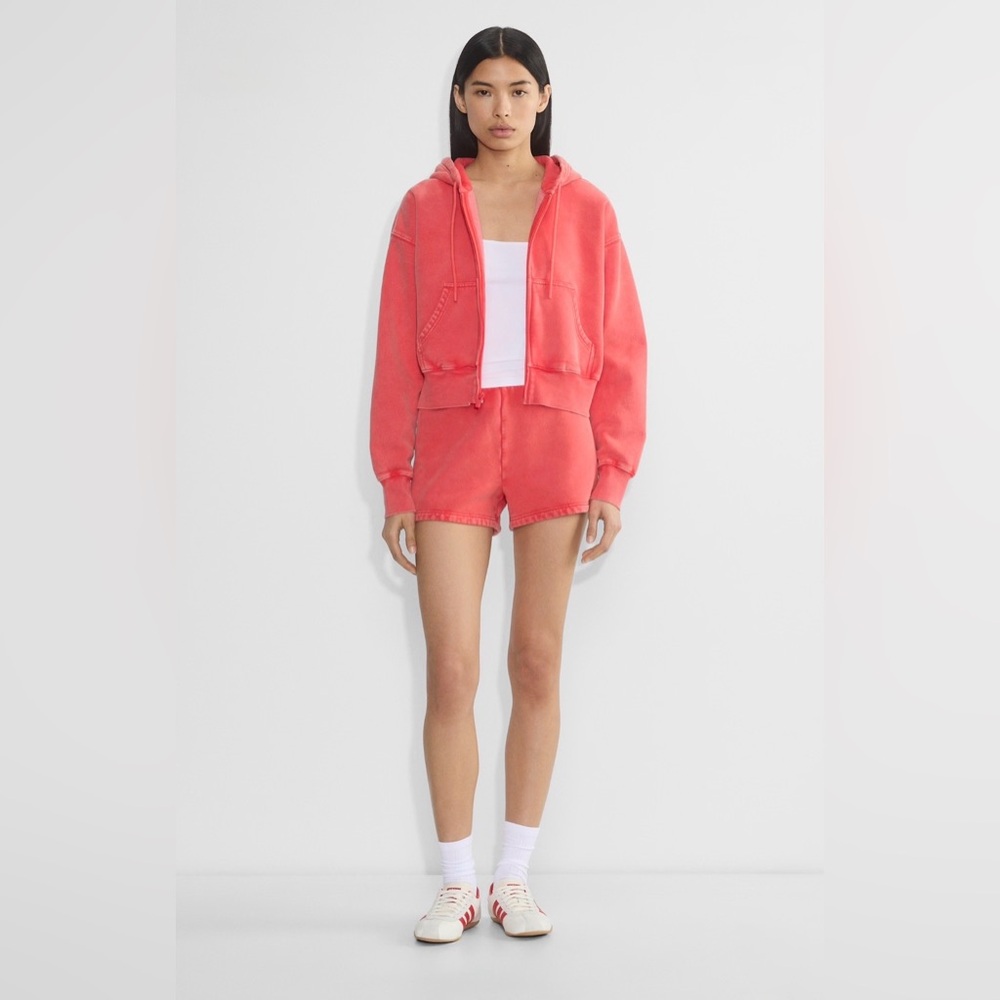 Aritzia Cozy Sweatfleece Boyfriend Boxy Zip Hoodie